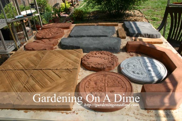 DIY Garden Stepping Stones And Pavers