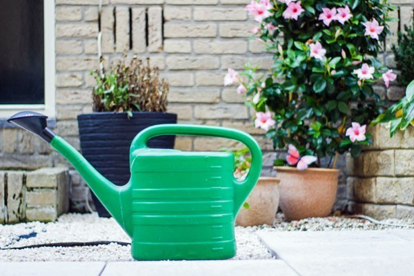 A watering can.